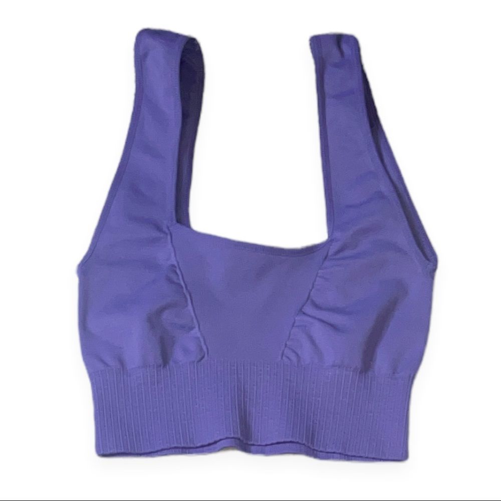 NEW Free People Movement Good Karma Leggings & Sports Bra in Purple_10